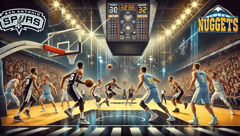 San Antonio Spurs vs. Denver Nuggets Live Score and Stats.